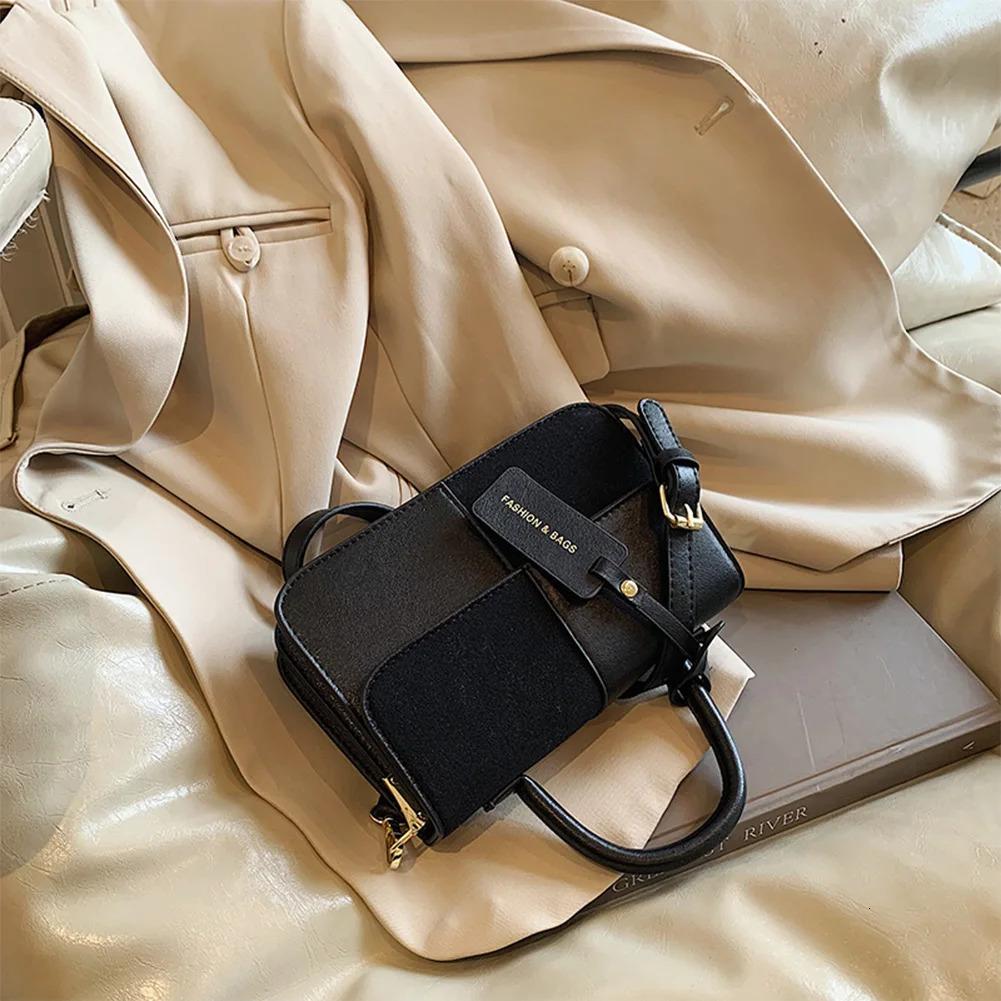 Womens shoulder bag with adjustable shoulder straps cross body bag PU leather fashionable top handle mini backpack work travel bag 250425