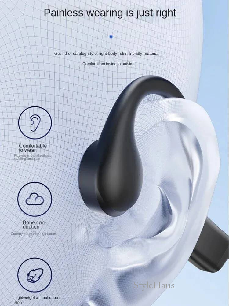 Running Shokz Bone Conductive Bluetooth Open on Sports Wireless Earphones 241009