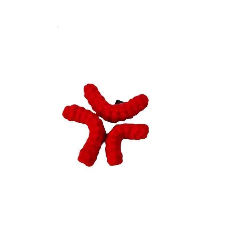 Break Two-Dimensional Angry Creative Funny Hairpin Handmade Crocheted Wool Hair Accessory Cute Side Bangs Clip