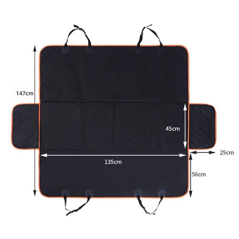 Dogs car seats waterproof pets travel dogs hammocks car rear seats protective pads dog safety pads 250427