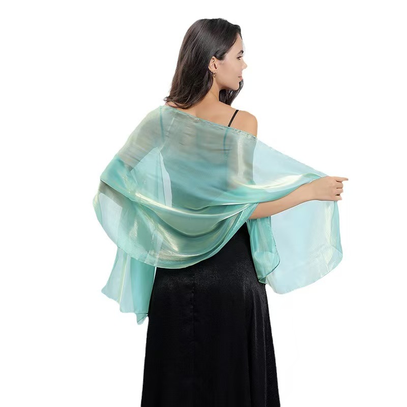 KK6 Cross-border good goods Korean yarn shawl bride bridesmaid wedding dress evening dress ball dinner shawl light and elegant