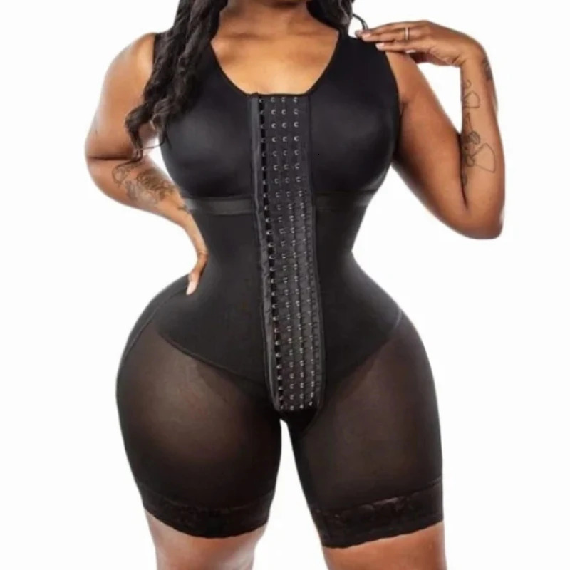 Fajas Colombia Stage 2 for Women Postpartum Girdle BBL Postoperative Bodysuit Shapewear Corset Weight Loss Shaper 250430