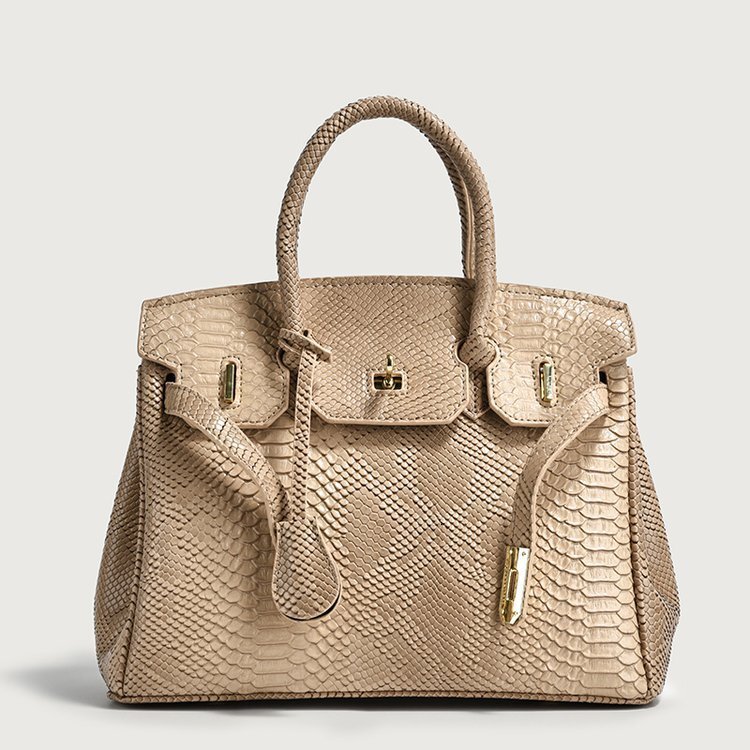 Snake Skin Pattern 2025 Autumn/Winter New Trendy Handbag Versatile Large Capacity Women's Bag