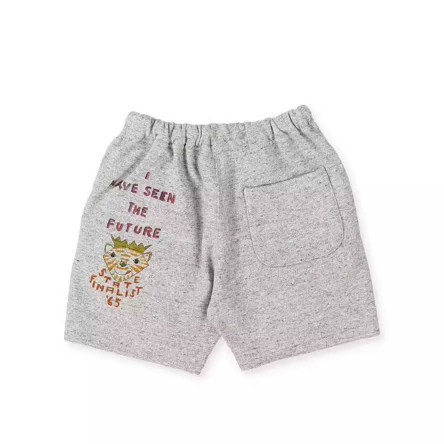 Dd2025ss Summer New Small Looped Shorts Heavy Duty Printed Boys and Girls and Childrens Pure Cotton Splicing Trendy Brand Sanitary Pants Y250430IUCP