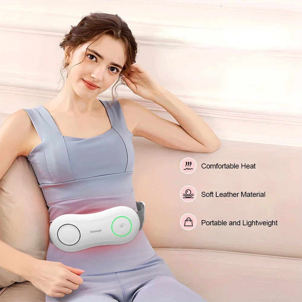 Back or Belly Heating Pad Electric Waist Belt Device Portable Cordless Fast Heating Pad Abdominal Belly Massage for Women Girl 250424