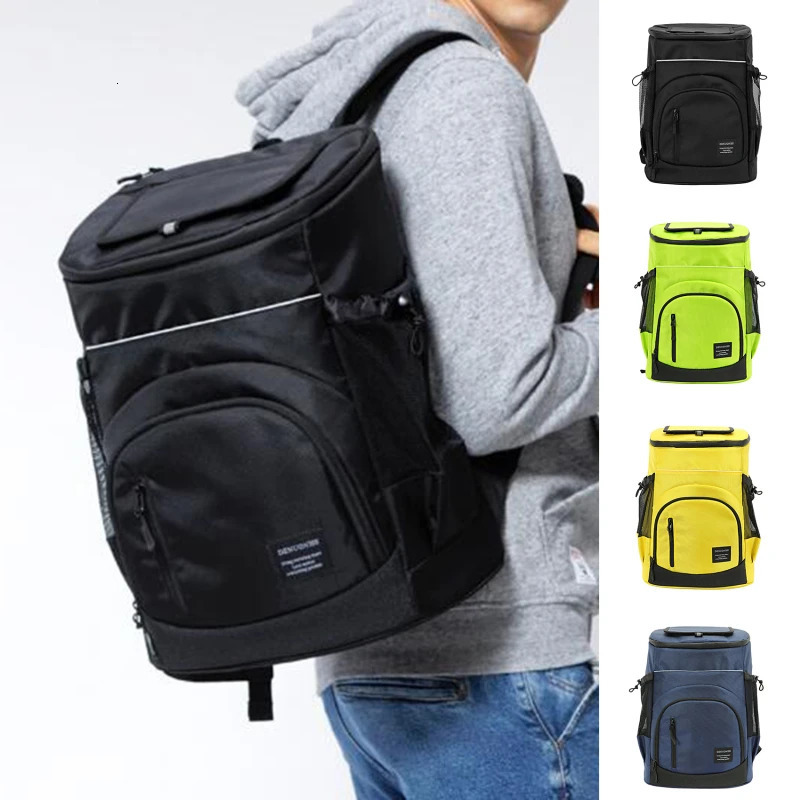 Refrigerant bag soft insulation cooler backpack thermal isothermal freezing outdoor beach ice beer backpack 30L 250427