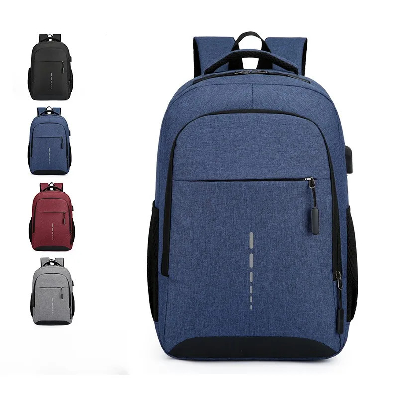 Mens backpack USB charging casual travel backpack large capacity travel laptop backpack school backpack waterproof and lightweight 250427