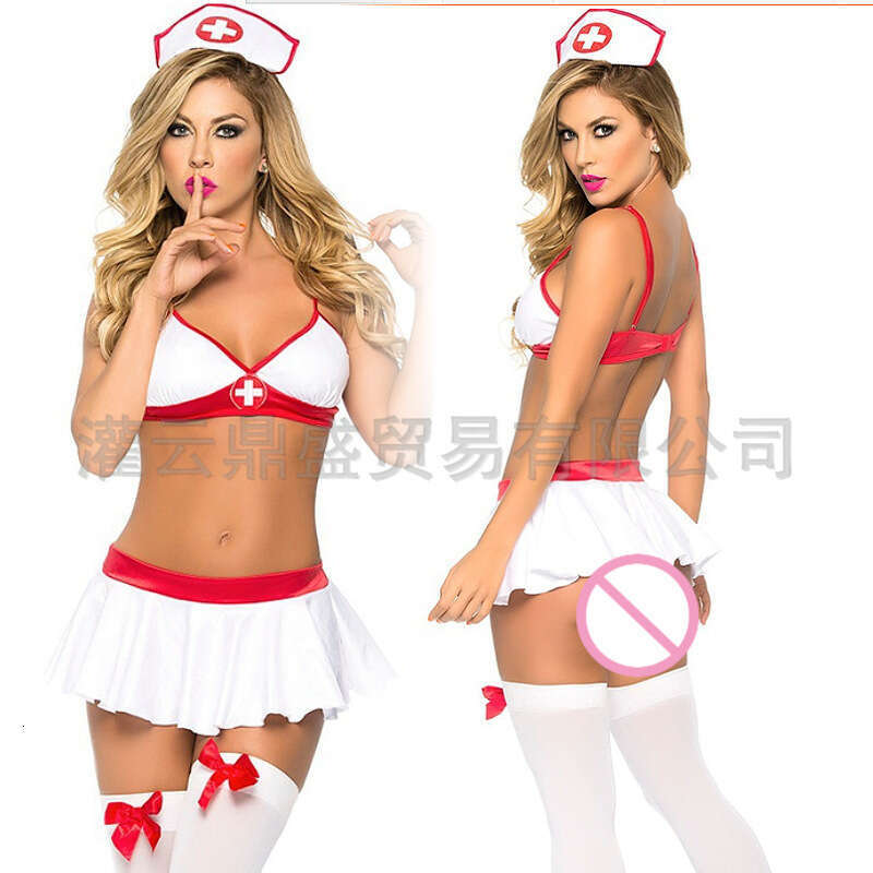 Sexy Underwear Fun Lingerie Sexy Three Point Hollow Out Fun Nurse Uniform