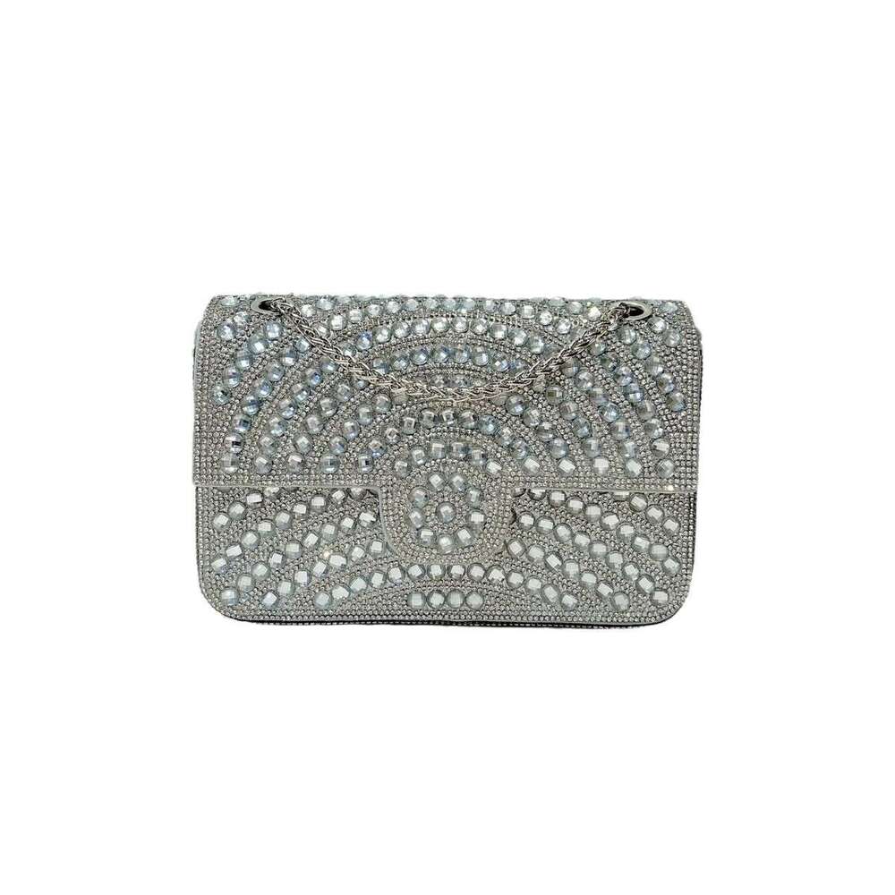 Dinner Bag New Women S Handbag With High End Fashionable And Niche Style Full Diamond Underarm Bag Shiny Hand Held Single Shoulder Crossbody Dinner Ba