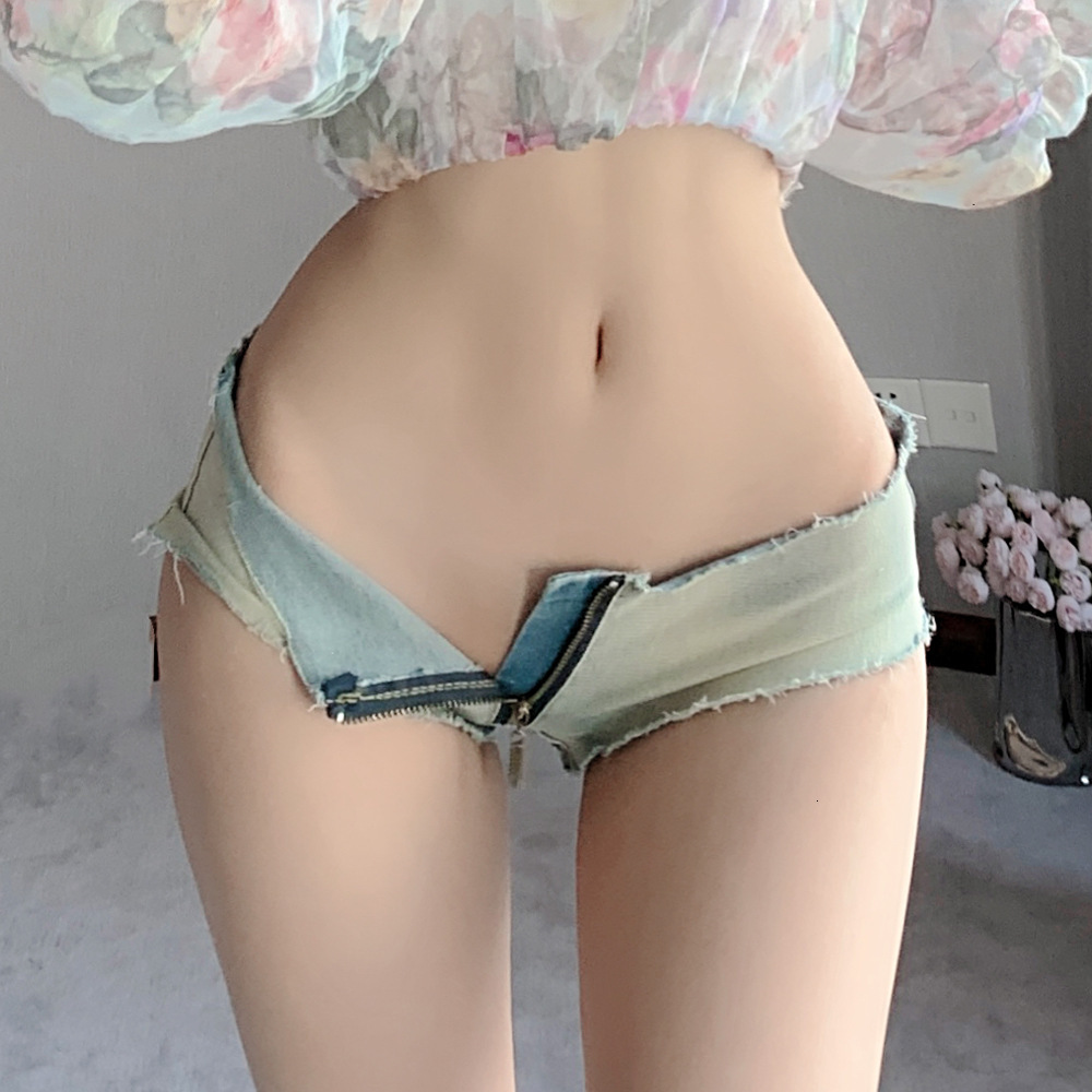 Luxury Women's Denim Shorts Designer Classic Seamless Low Waisted Elastic Zipper Jeans Street Plus Fashion Ripped Female College Students Hot Pan