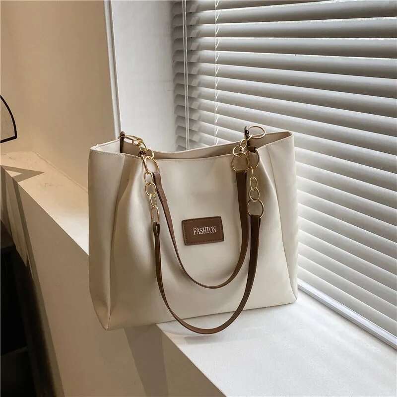 1PC Atmospheric Commuting Fashion Popular Handbag Summer Trend New Student Make-up Class Simple Casual Shoulder Tote Bag