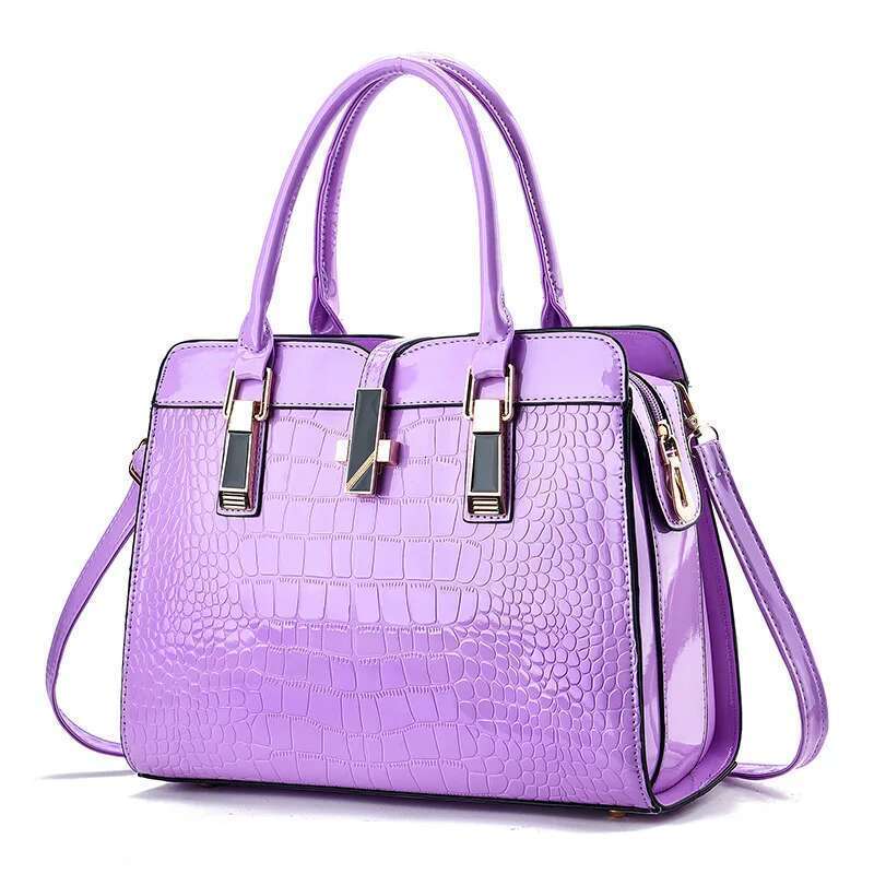 designer bag Fashion Capacity Women Tote Patent Leather Top Handle Purse Casual Large Shoulder Bag Ladies Handbags