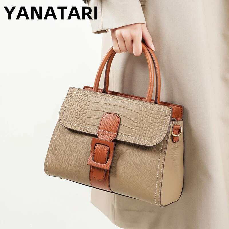 handbags female crossbody small square shoulder bag mom women bags new fashion 2025 genuine cowhide leather satchel