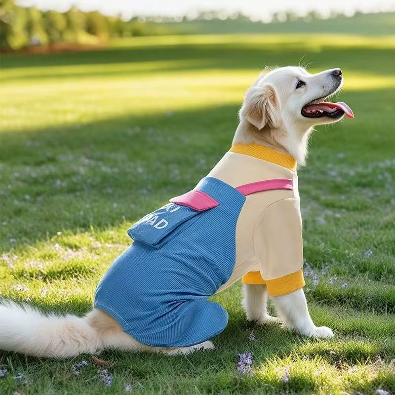 T00109Puppy Apparel: Stylish Thin Cotton Tops with Print Design Suitable for Little Canines