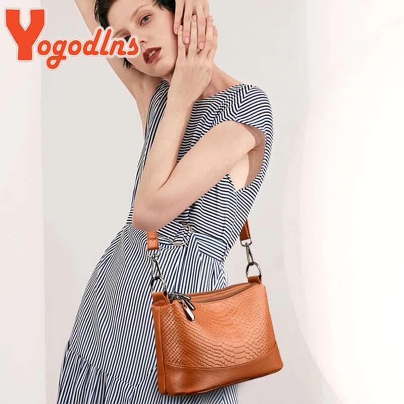 Vintage Crocodile Patte Crossbody For Women PU Leather Shoulder Phone Messenger Bag Mommy Handbag Bolsa