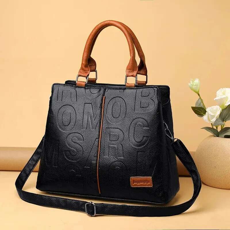 PU Leather Casual Shoulder Crossbody Bags For Women Ladies Designer Large Capacity Travel Handbag