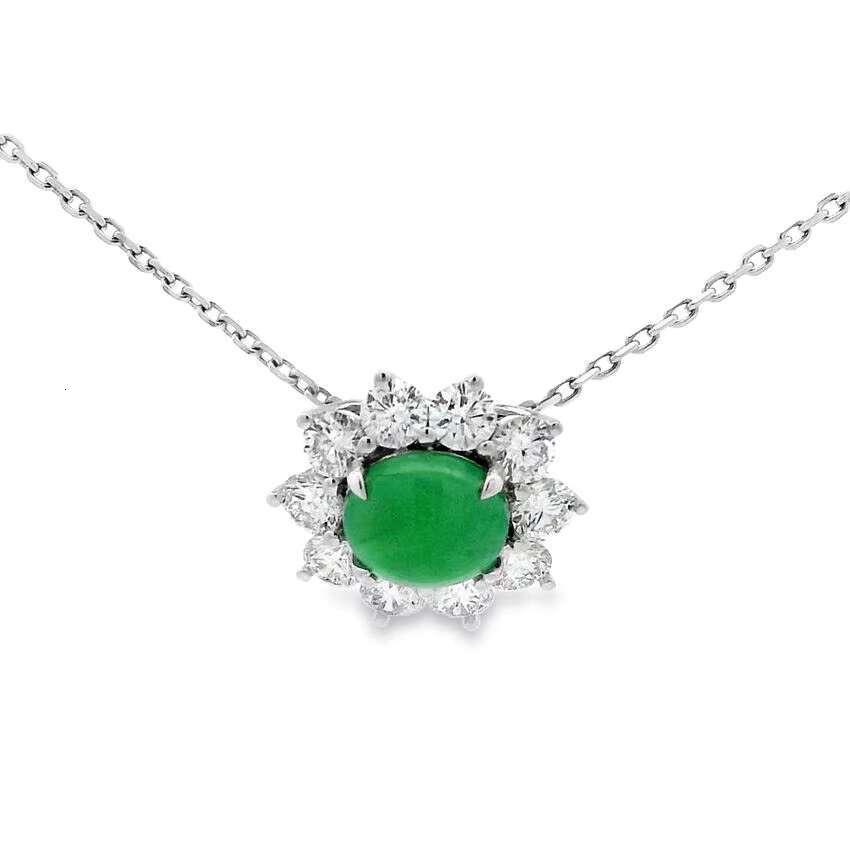 Qinglong Jewelry Fashion Jewelry Necklaces Women Gift Gemstone Heart Pendant Jewelry Custom Fancy Shape Diamond Necklace