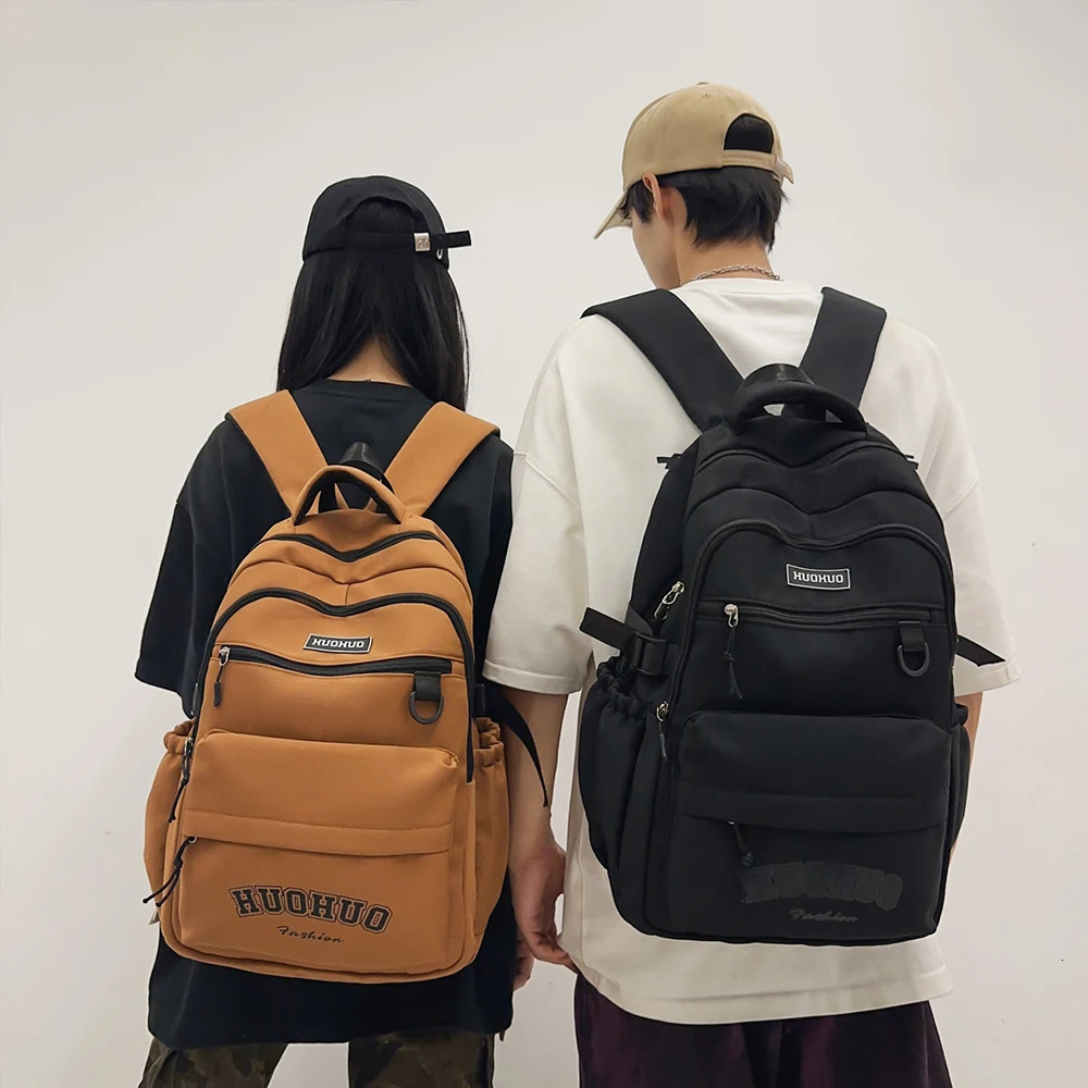 Outdoor travel lightweight personalized niche leisure backpack trend mens and womens backpacks large capacity computers 250427