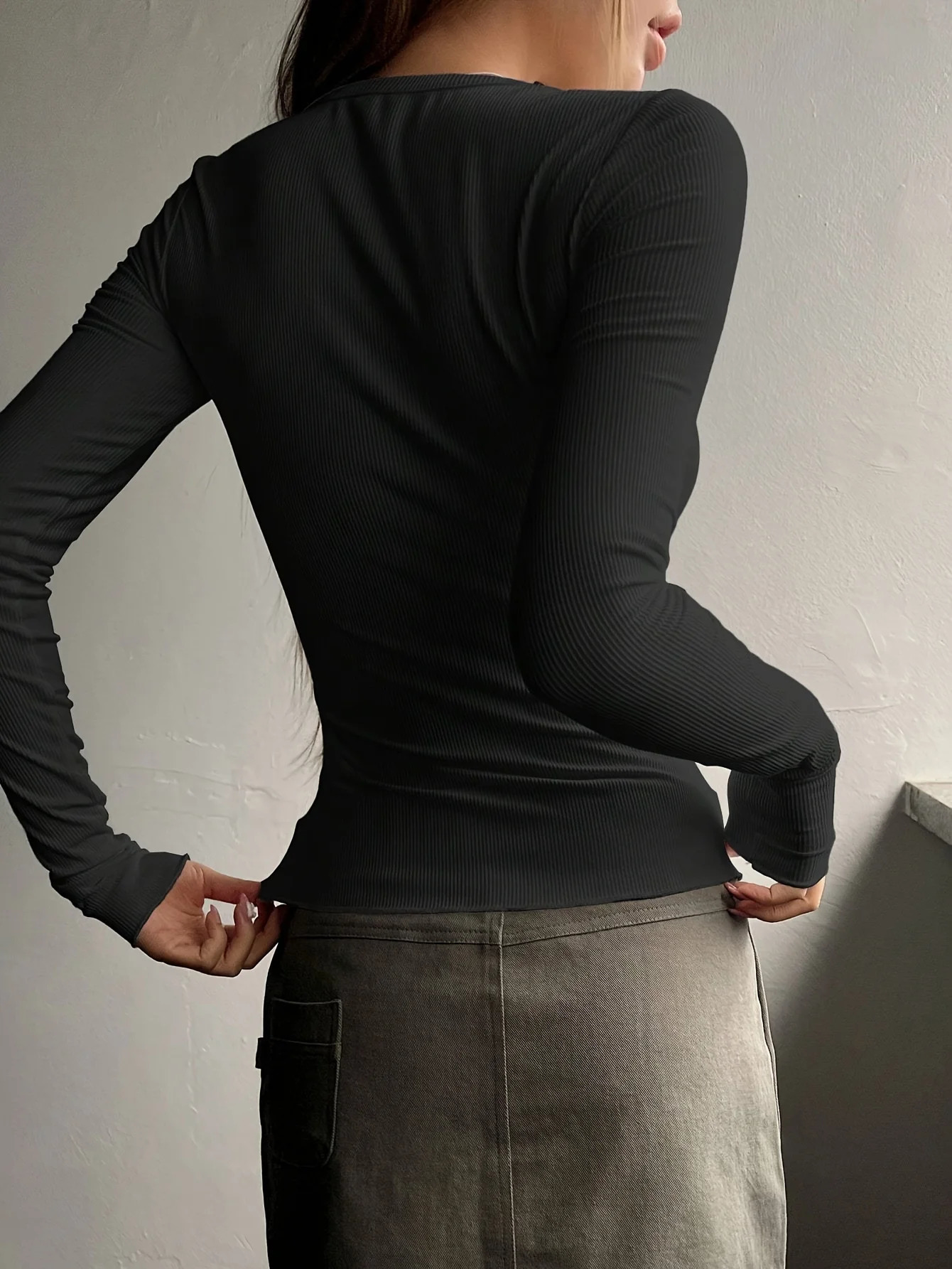 Female button slim suitable for knitted cedar 250422