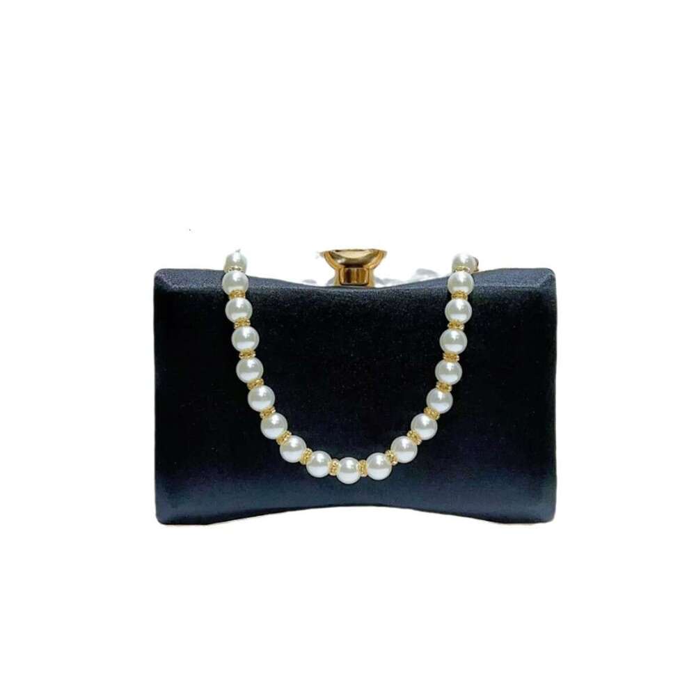 Dinner Bag New Fashionable Exquisite Handbag Pearl Chain Versatile Diagonal Cross Banquet Bag KQ