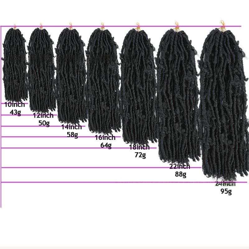 Natural Color Bulk Afro Hair Braids for Braiding Crochet Hair 10 to 24 Inch Braiding Hair Extensions Crochet Braids Curl Hair Extensions for Boho Brai