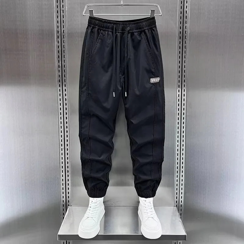 Mens Trouser Mens Jogger Running Jogger Large Tablet Harajuku Ensemble De Sport Mens Summer Clothing Gym Y2k 250423