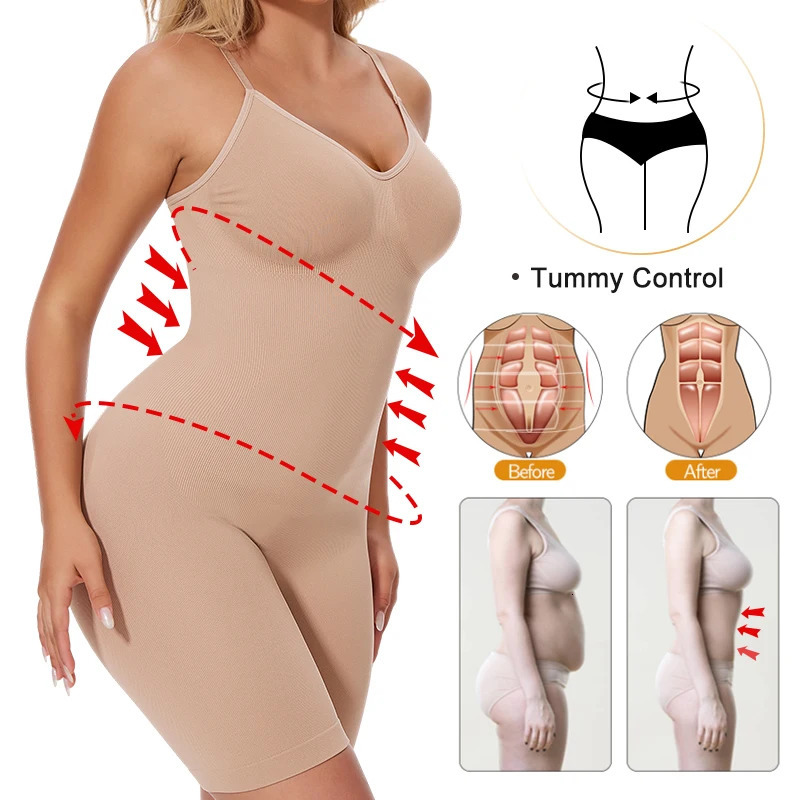 Womens shaping tight fitting clothes abdominal control hip lift full thick slimming waist trainer weight loss underwear Fajas 250430