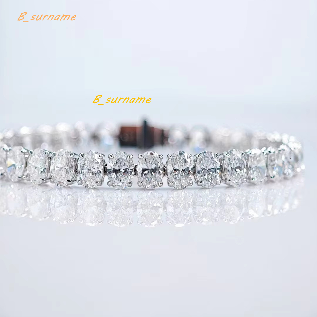 Qinglong Jewelry 14k 18k Gold 3ct 4ct 5ct 10ct Tennis Bracelet Lab Grown Diamond Tennis Chain