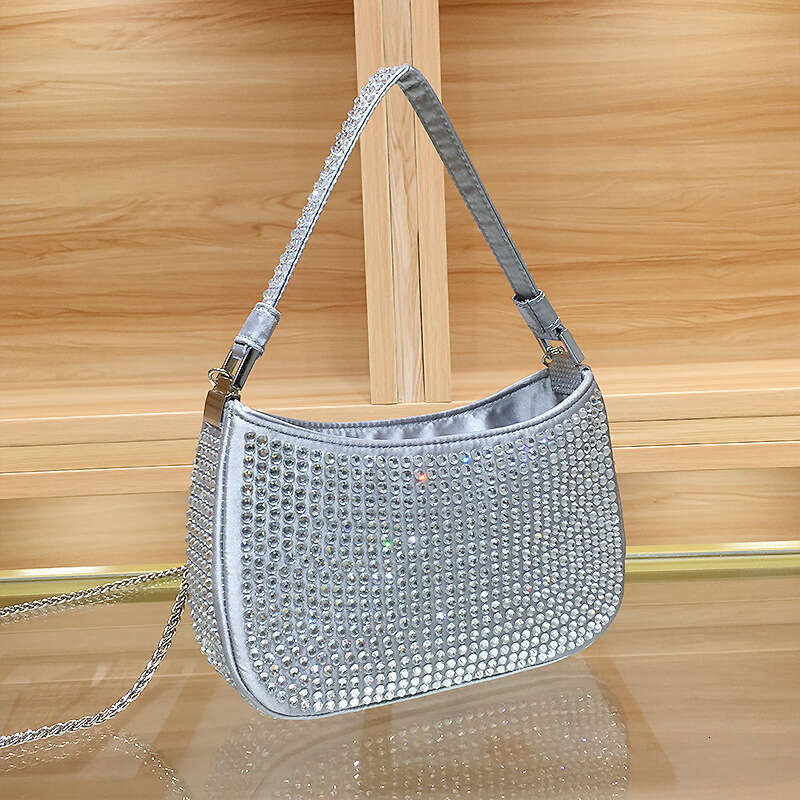 designer Women's bag Handheld for women with a sense of luxury, exquisite banquet new diamond chain crossbody bag, single shoulder bag