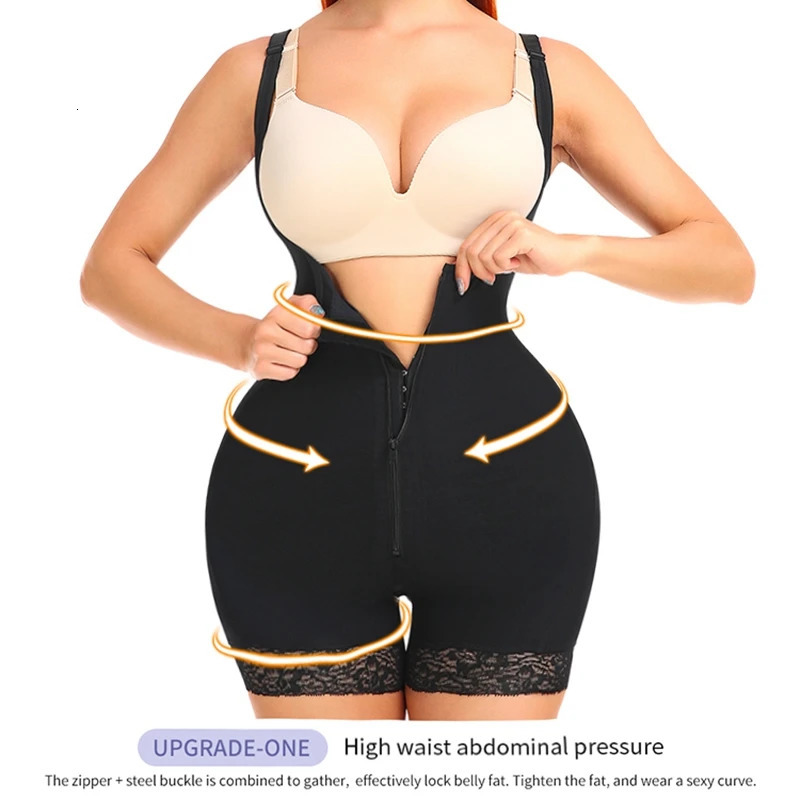 Bdoy Shapers Womens High Waist Weight Loss Abdominal Compression Clothing Full Set Tight Clothes without Pads Fajas 250430
