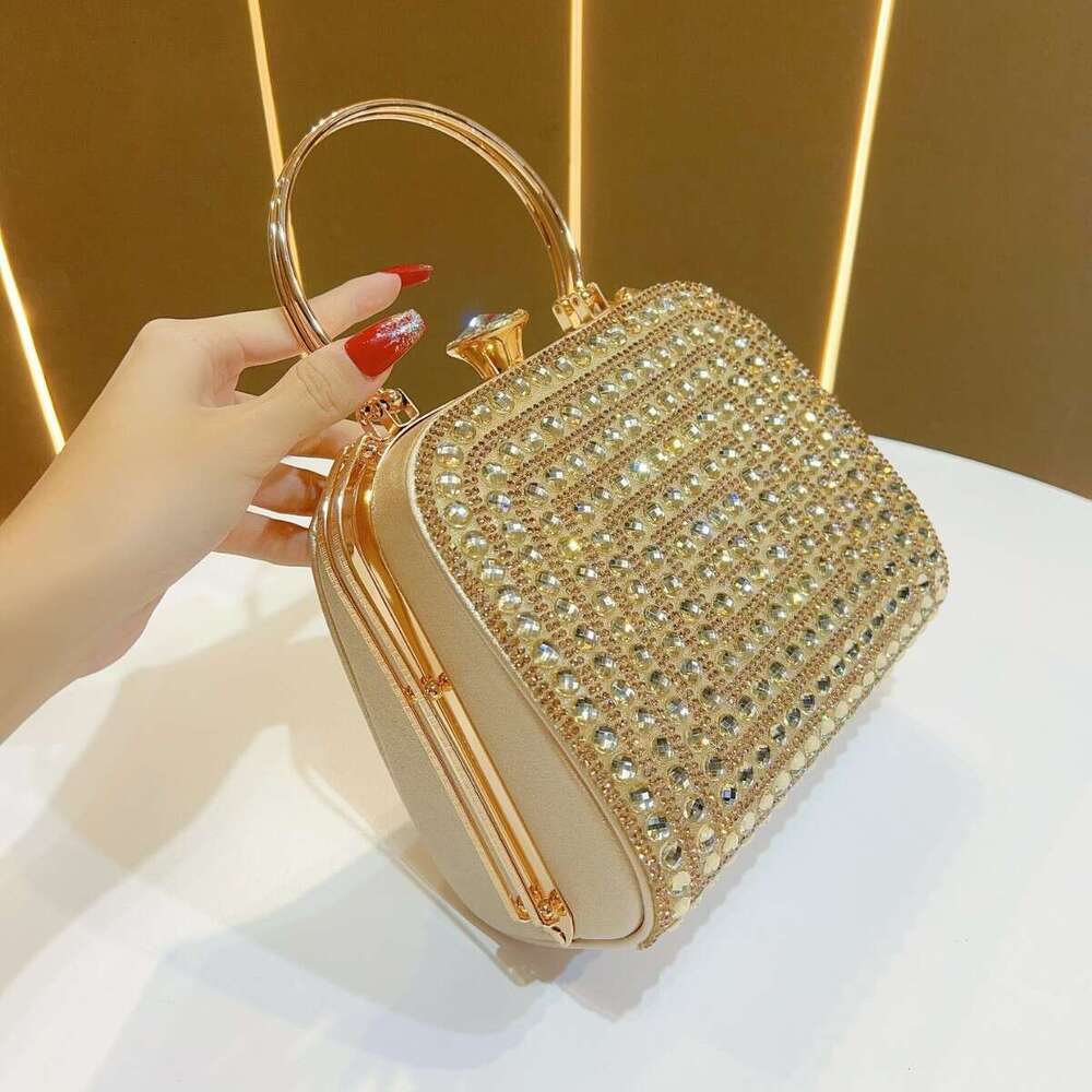 Dinner Bag New Socialite Rhinestone For Women S Evening Dress With Diamond Inlaid Cheongsam Bag Crossbody Handheld Banquet Bag KQ