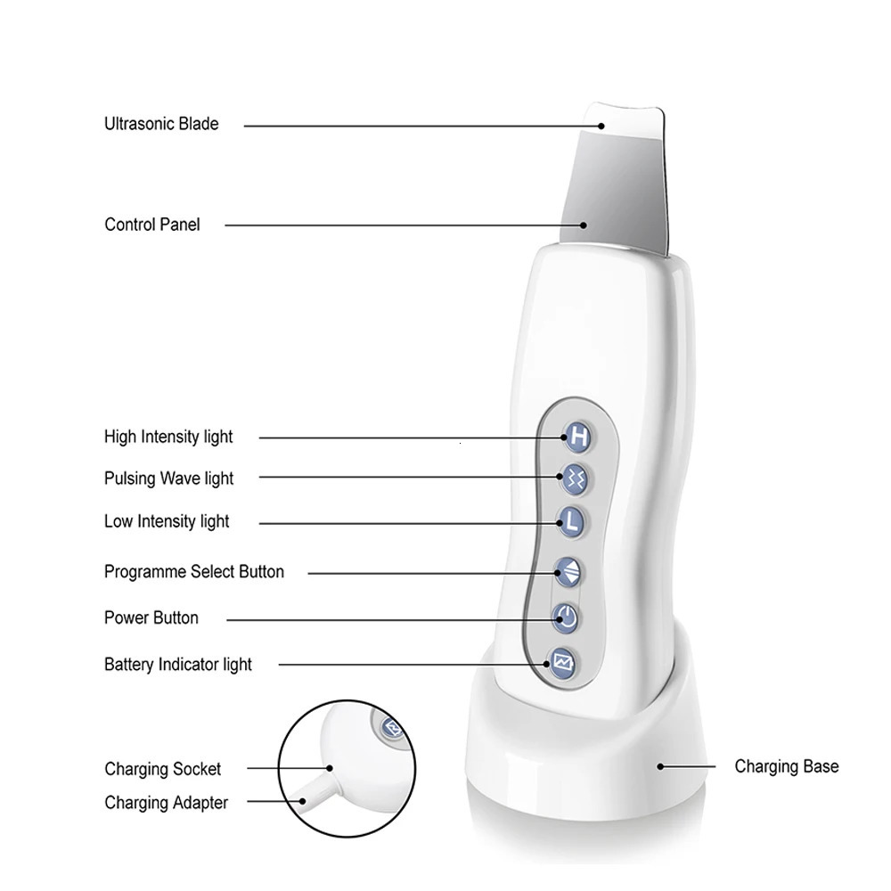 Skin Scrubber Face Spatula Skin Spatula Pore Cleaner Blackhead Remover Tools for Deep Cleansing Home Use 250422