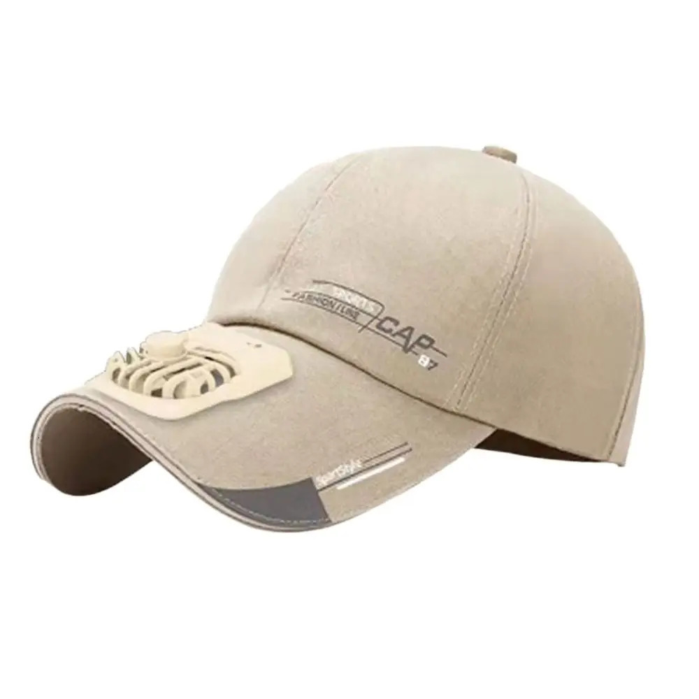 Womens Summer USB Charging Cooling Fan Baseball Hat Outdoor Golf Sunshade Hat 2-Speed Adjustable Foot Hat Hiking Beach Sun Hat 250430