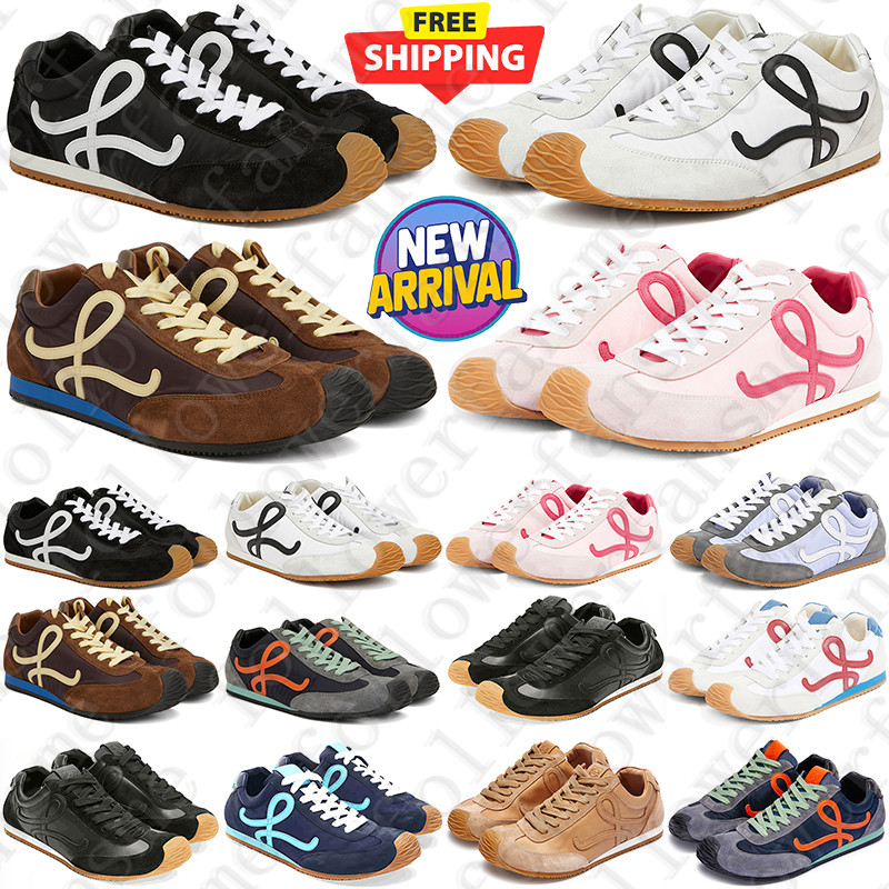 Designer sneakers Shoes Ballet Runner chaussure for mens womens loeweshoelies white men women trainers scarpe Plate-forme casual luxury discount