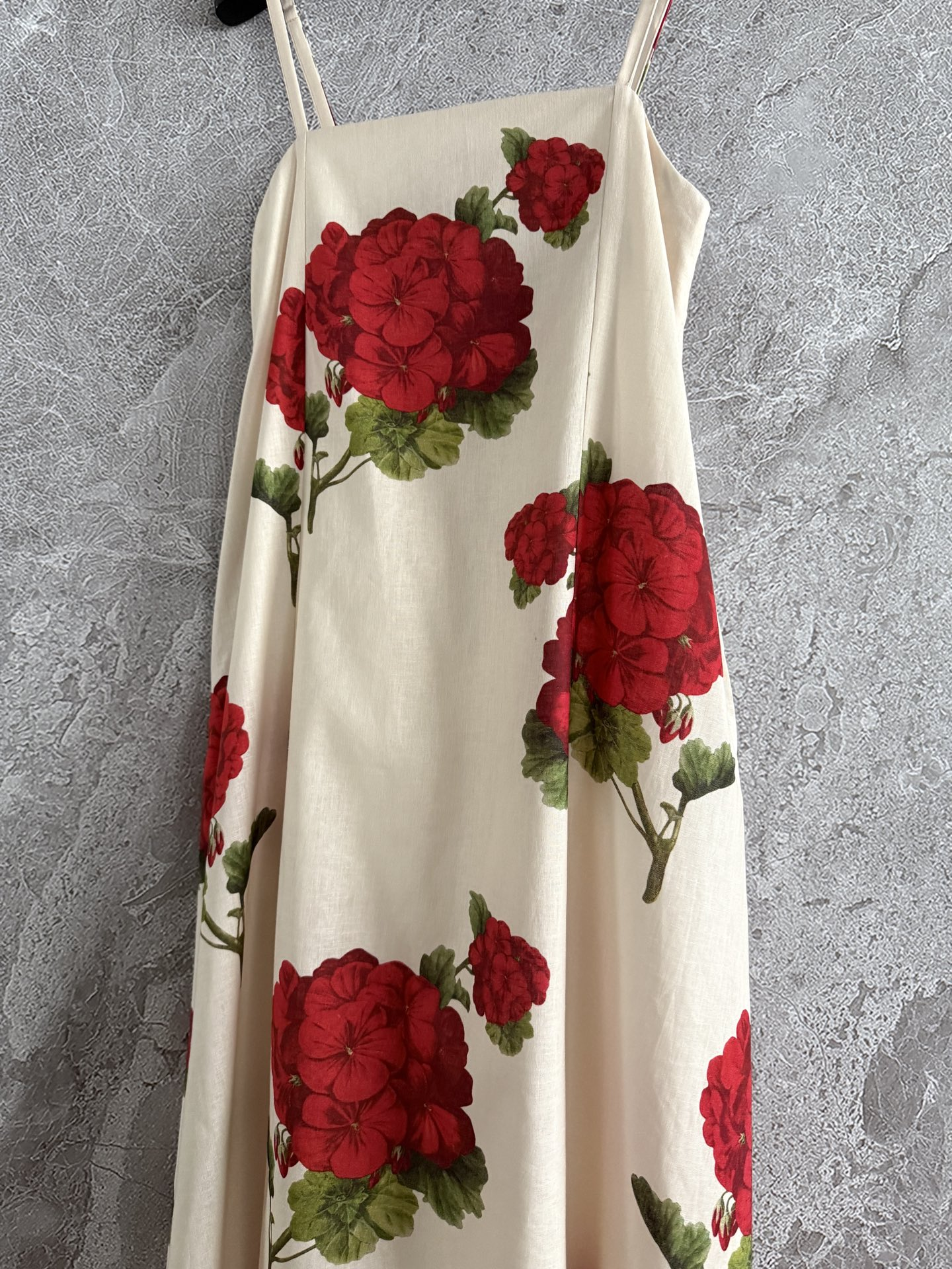 2025 Printed suspender dress Fashion Week Show Customized Fashion Tailored clothing womens Fashion Paris.M372