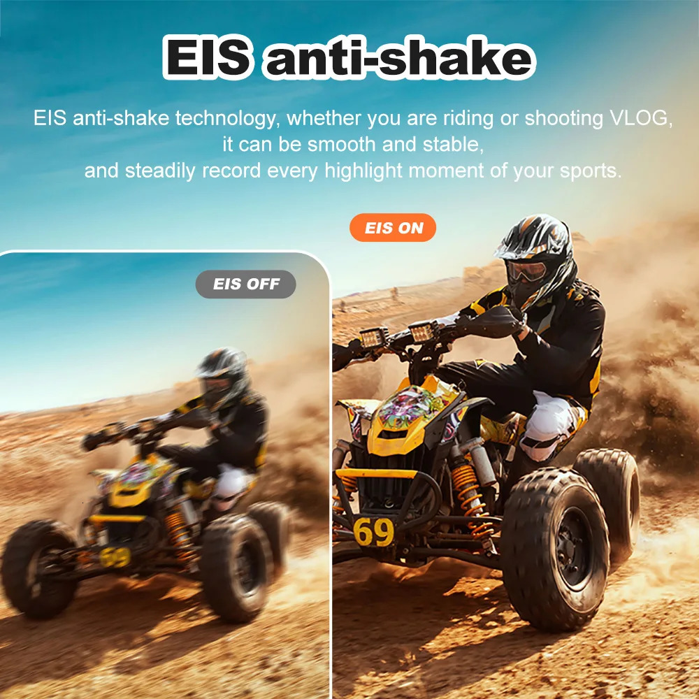 5K action camera 4K60FPS 2.0 inch touchscreen Wi Fi 170 ° wide-angle 30M waterproof helmet video recording sports camera 250425