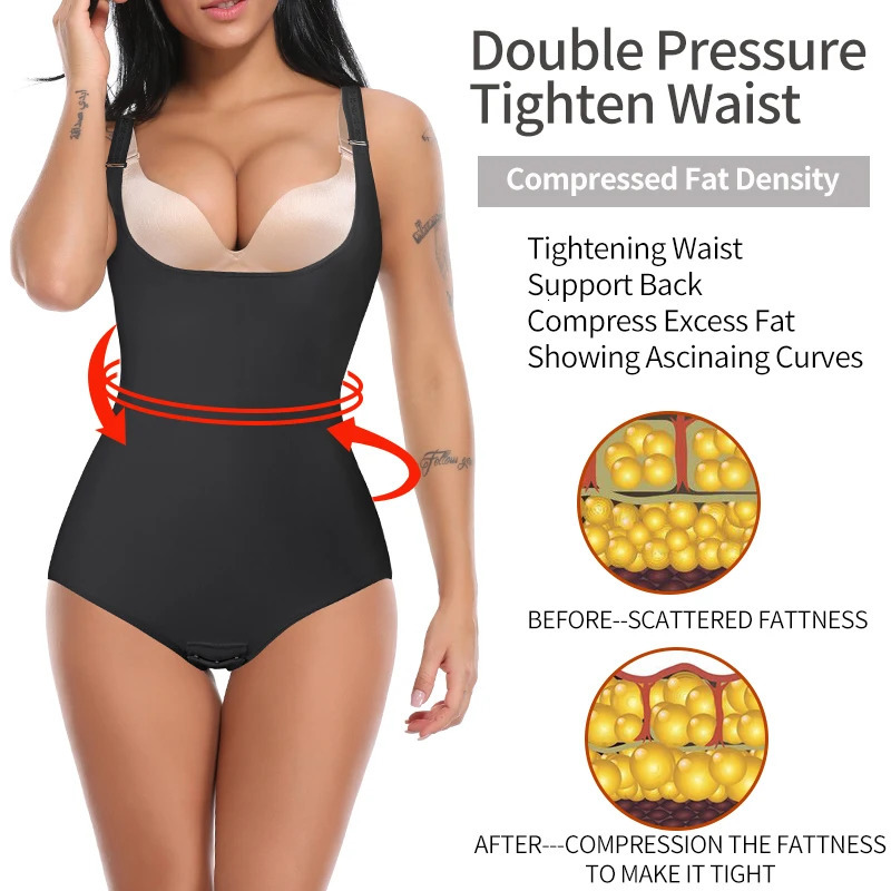 Underwurst bodysuit shapewear for women push ups breast slimming waist training abdominal control shapeshifter 250430