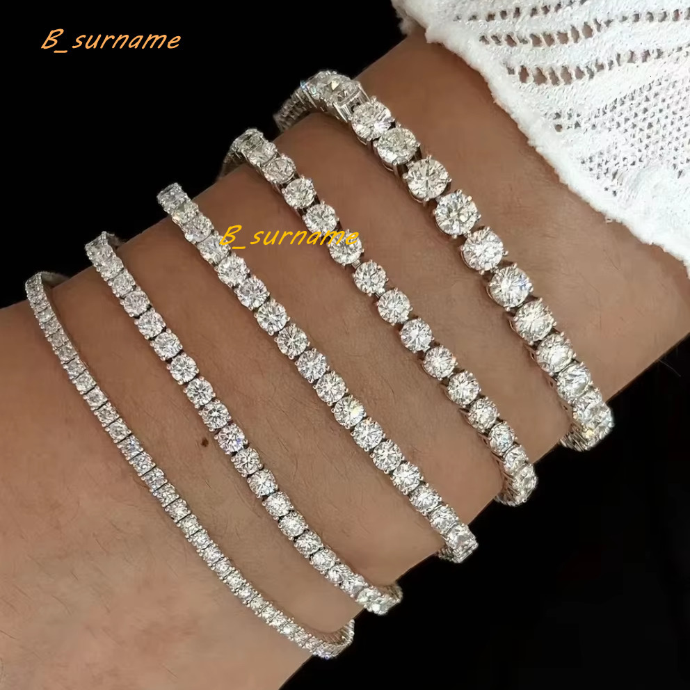 OEM or ODM Design Custom Lab Grown Diamond Tennis Bracelet 14k 18k Gold Tennis Chain Custom Bracelet Jewelry