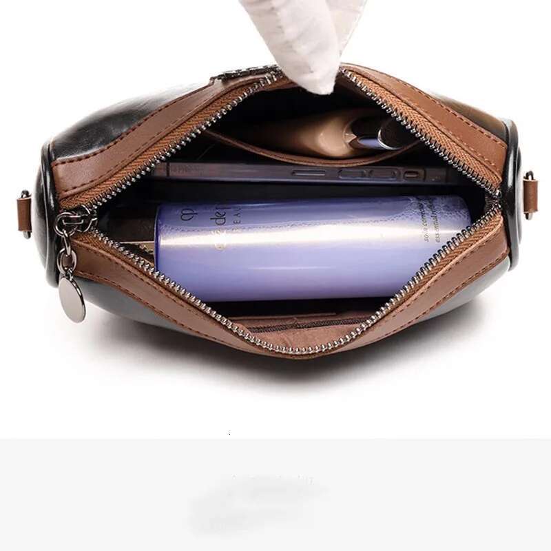 Summer New Soft Leather Women's Versatile And Stylish, Large Capacity Shoulder Crossbody Small Phone Bag
