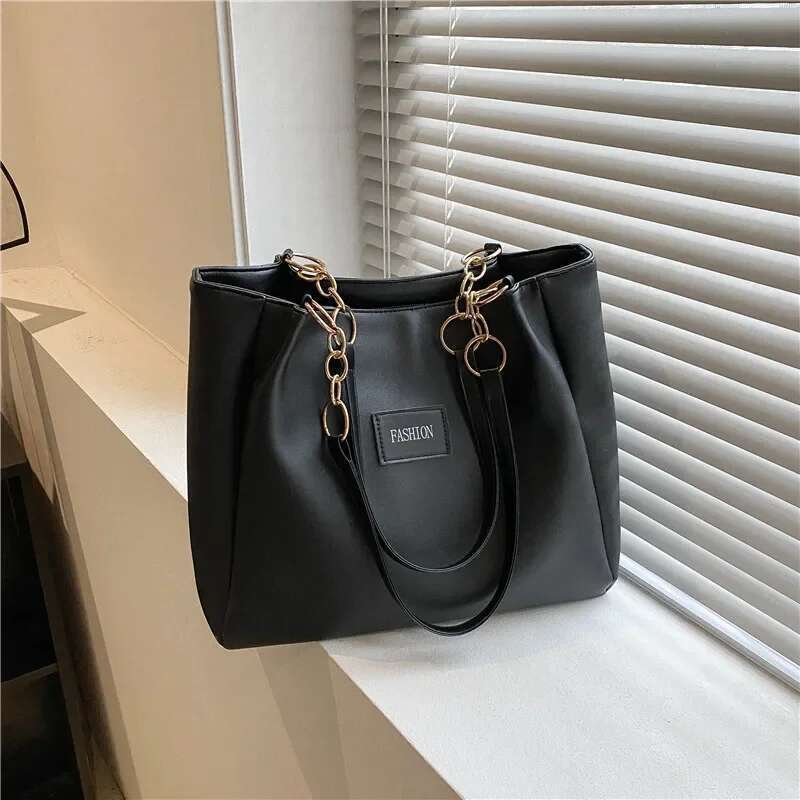 1PC Atmospheric Commuting Fashion Popular Handbag Summer Trend New Student Make-up Class Simple Casual Shoulder Tote Bag