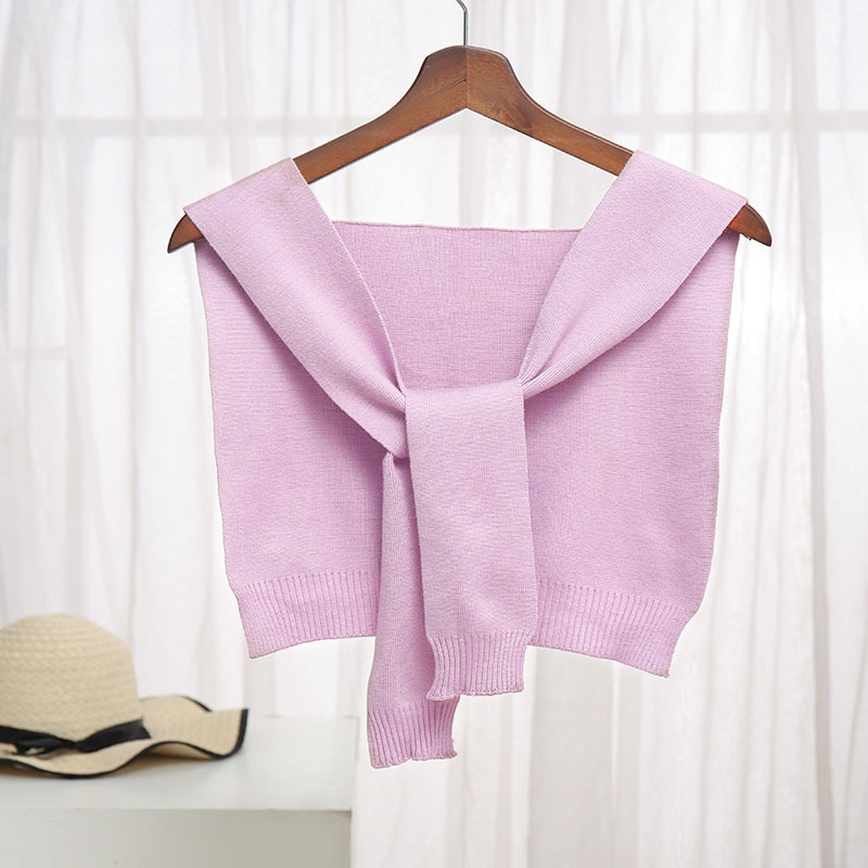 K585 Korean air-conditioned room scarf for women in autumn and winter, small cape for neck protection and neck shawl