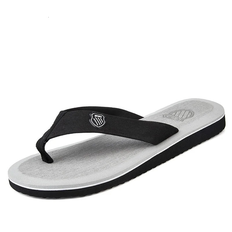 Shoes Men Summer Men Flip Flops High Quality Beach Sandals Anti-slip Zapatos Hombre Casual Shoes Man Slippers 250428