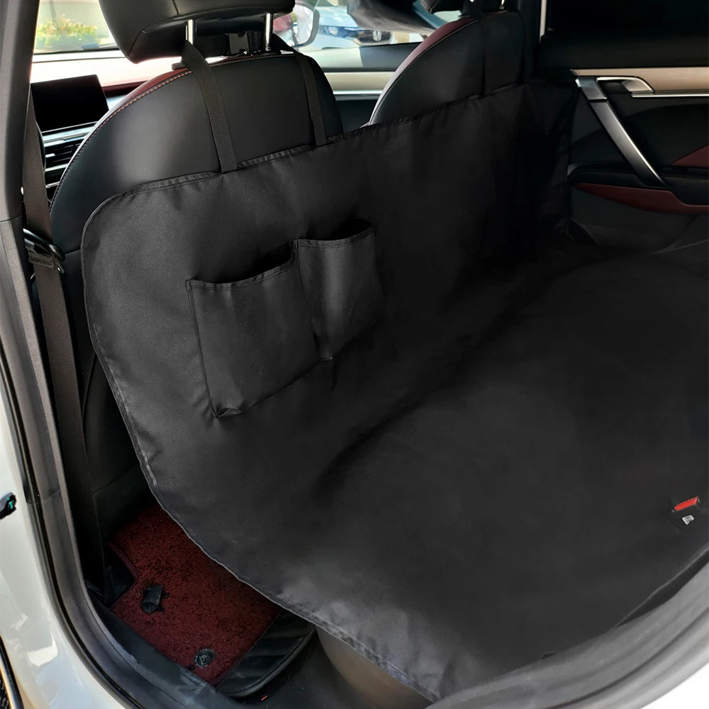 600D Oxford cloth dog car seat cover waterproof pet travel dog hammock car seat protection pad with storage bag 250427