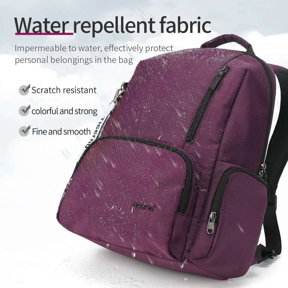 Tigernu New Women Casual Backpacks Outdoor Traveling Multi Pockets Laptop Daily Leisure Bags Splashproof School Mochila