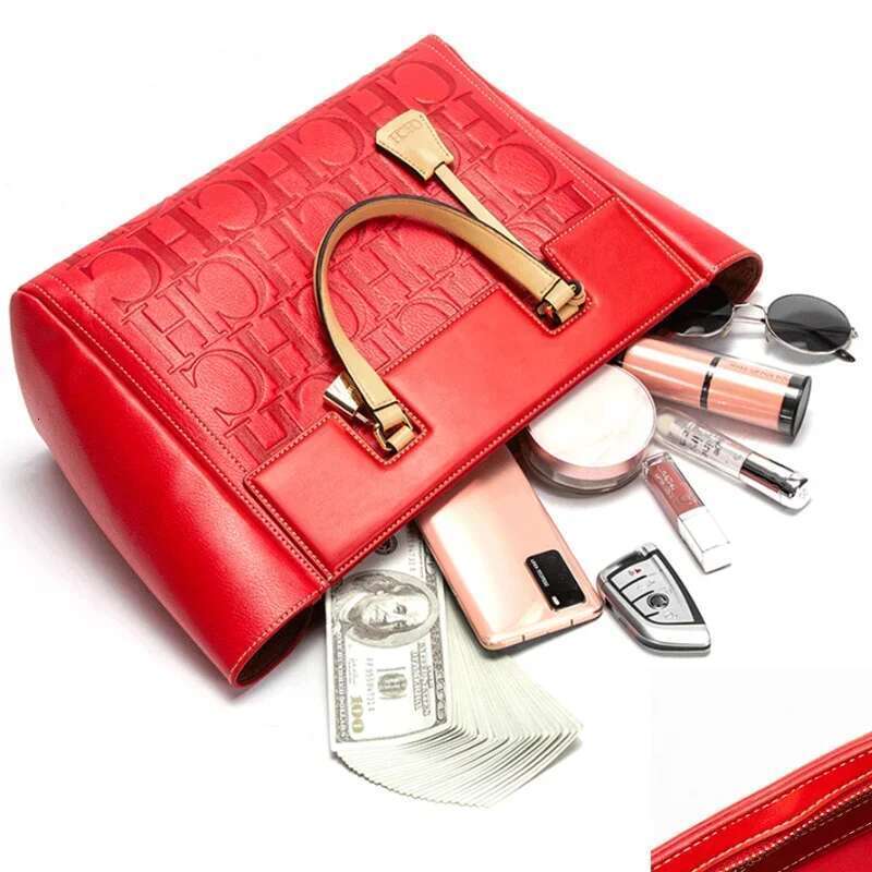CH High-End Daily Commuting Tote Temperament Multi-Purpose Fashion Printed Letters Women's Shoulder Bag
