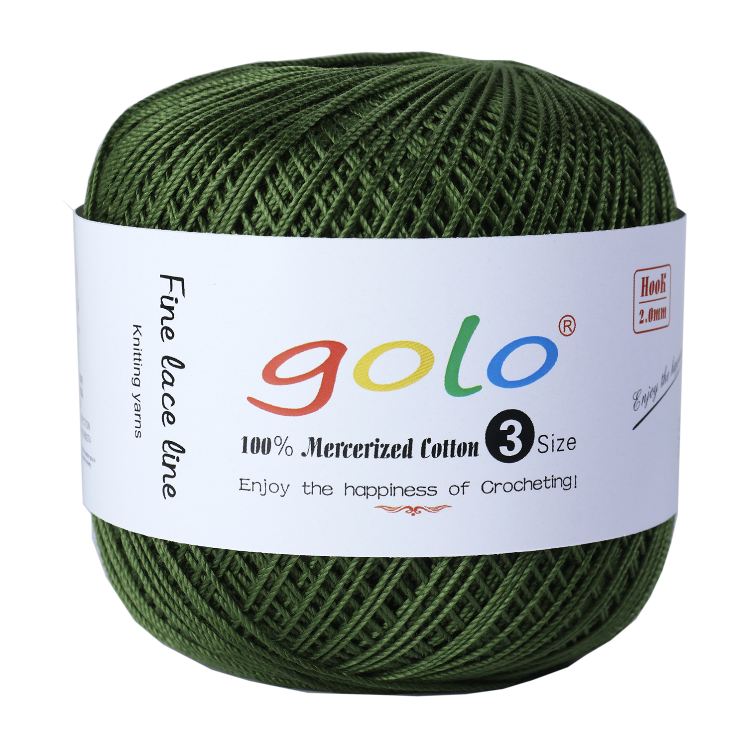 golo Crochet Thread Size 3 Yarn for Hand Knitting Crochet yarn