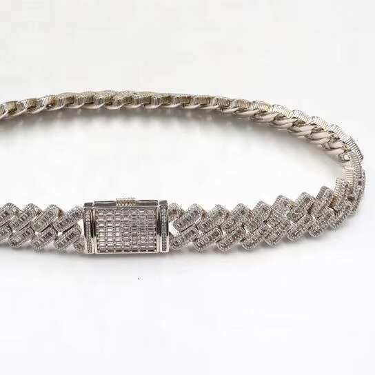 Cheap Price 19mm Brass Zircon Iced Out Hip Hop Jewelry Cuban Link Bracelet Men Women Bulk Order