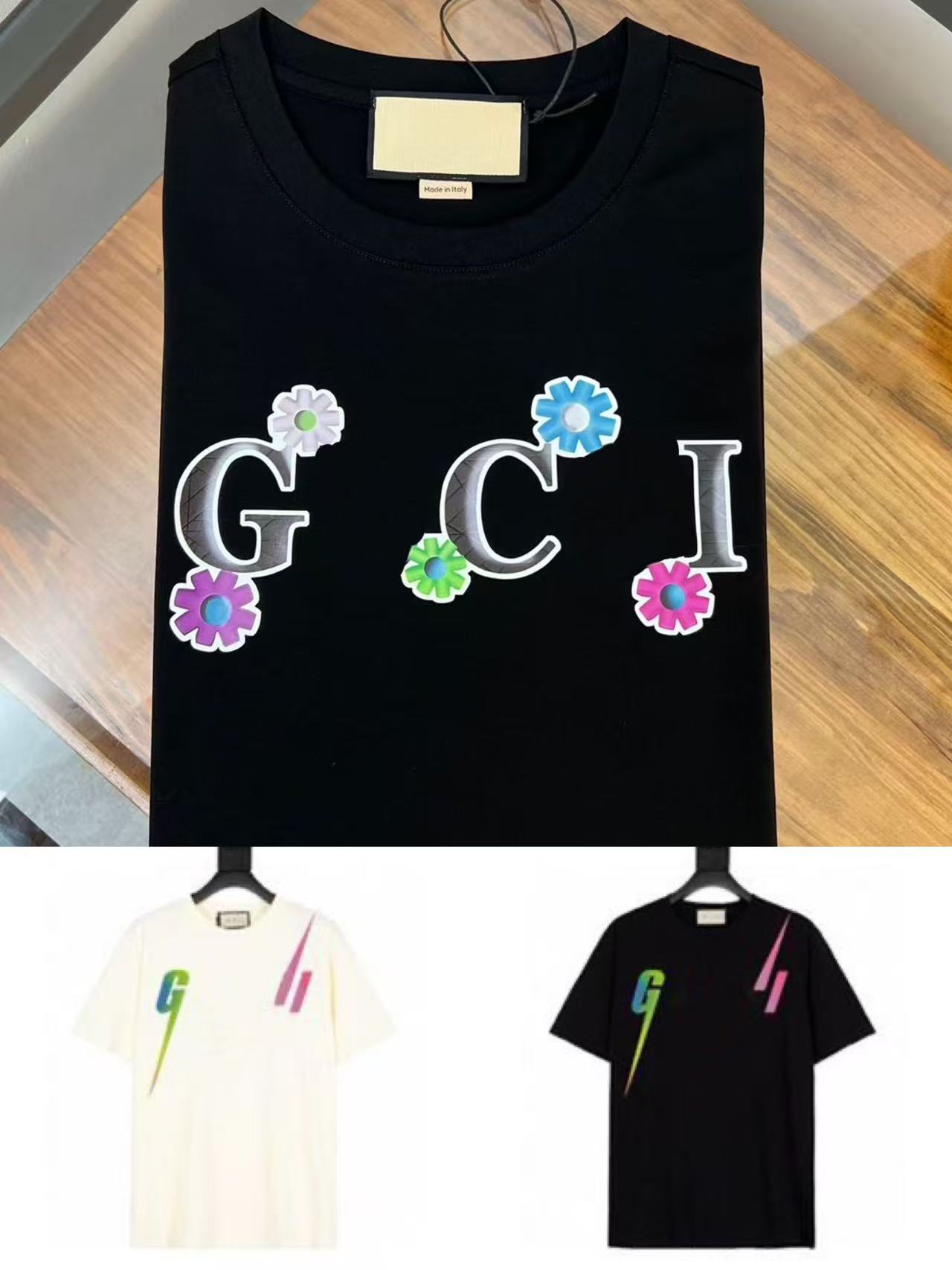 Women's T-Shirt Designer of luxury T-shirt brand t shirt Clothing spray letter Print short sleeve spring summer tide men and women tee NEW 66