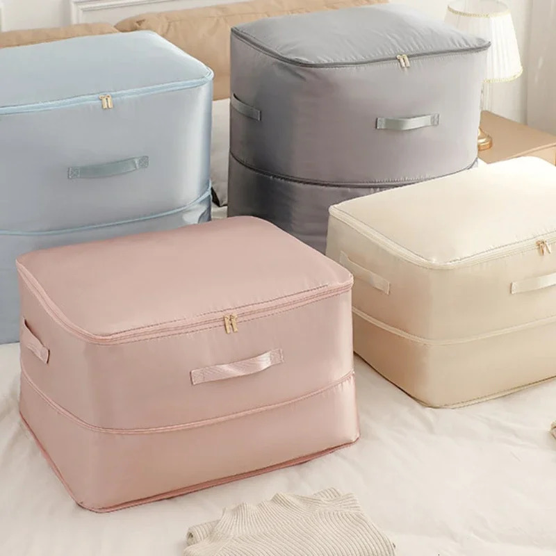 Large compression bags blankets wardrobes cabinets organizers storage bags space saving self compression organizers 250430