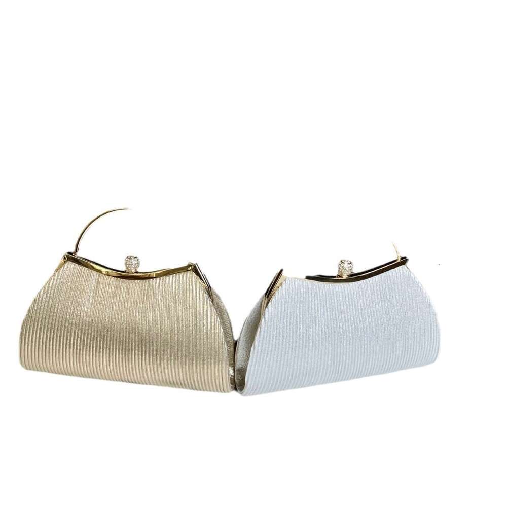 Dinner Bag Fashionable New Handmade Rhinestone Women S Dinner Small Dress Bag Hand Held One Shoulder Crossbody Banquet Bag KQ